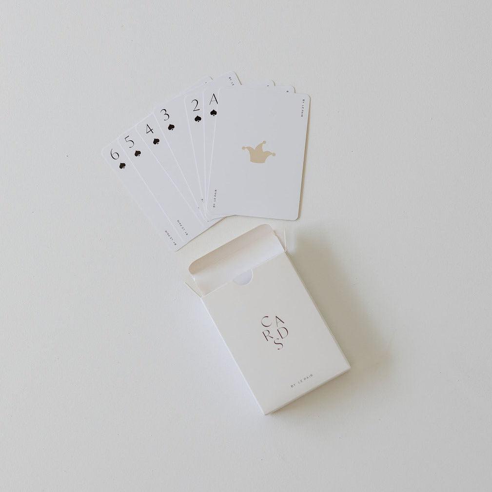luxe deck of playing cards | milk