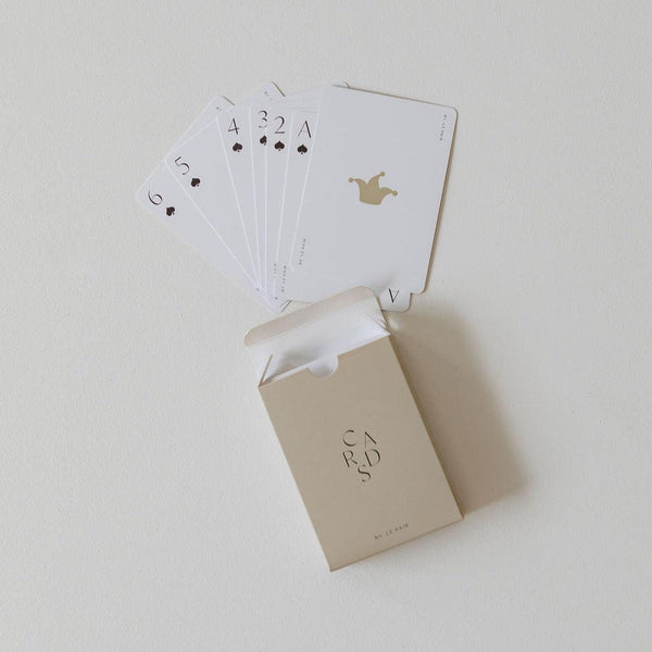 luxe deck of playing cards | moss
