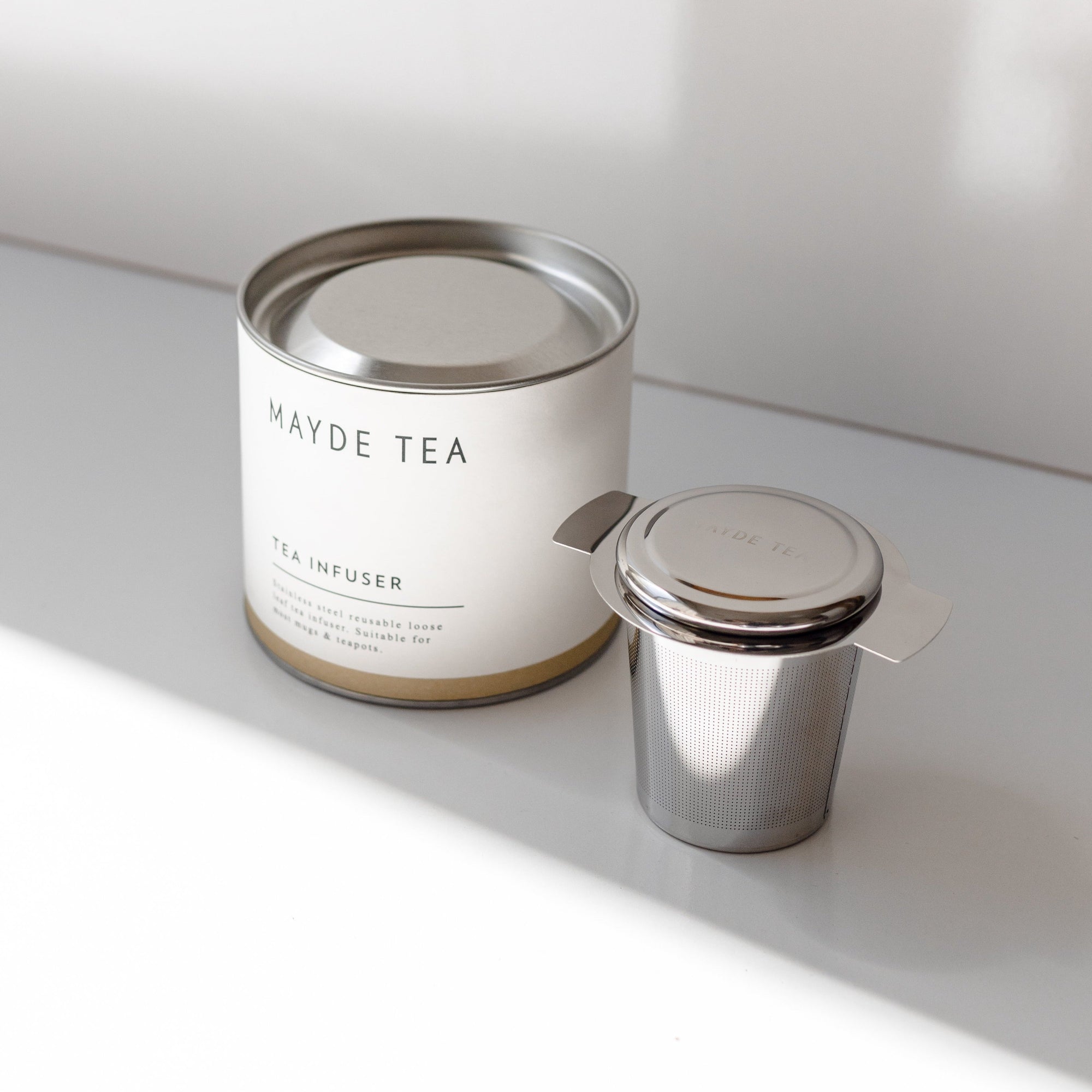 Our tea strainer comes with a lid for a very important purpose- and that is because when you add boiling water to a herbal tea containing volatile oils, (volatile oils are the part of the plant with the medicinal benefit) they can evaporate with the steam.