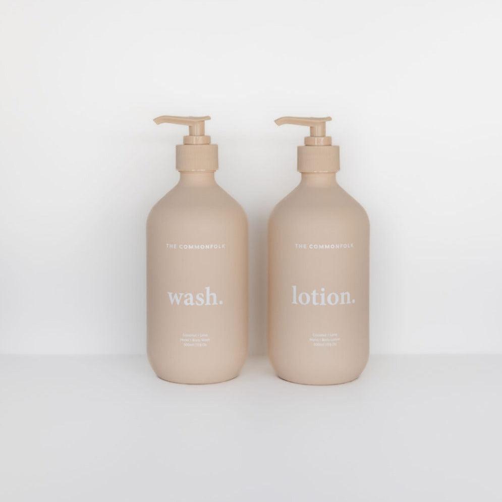 wash & lotion kit | pale pink